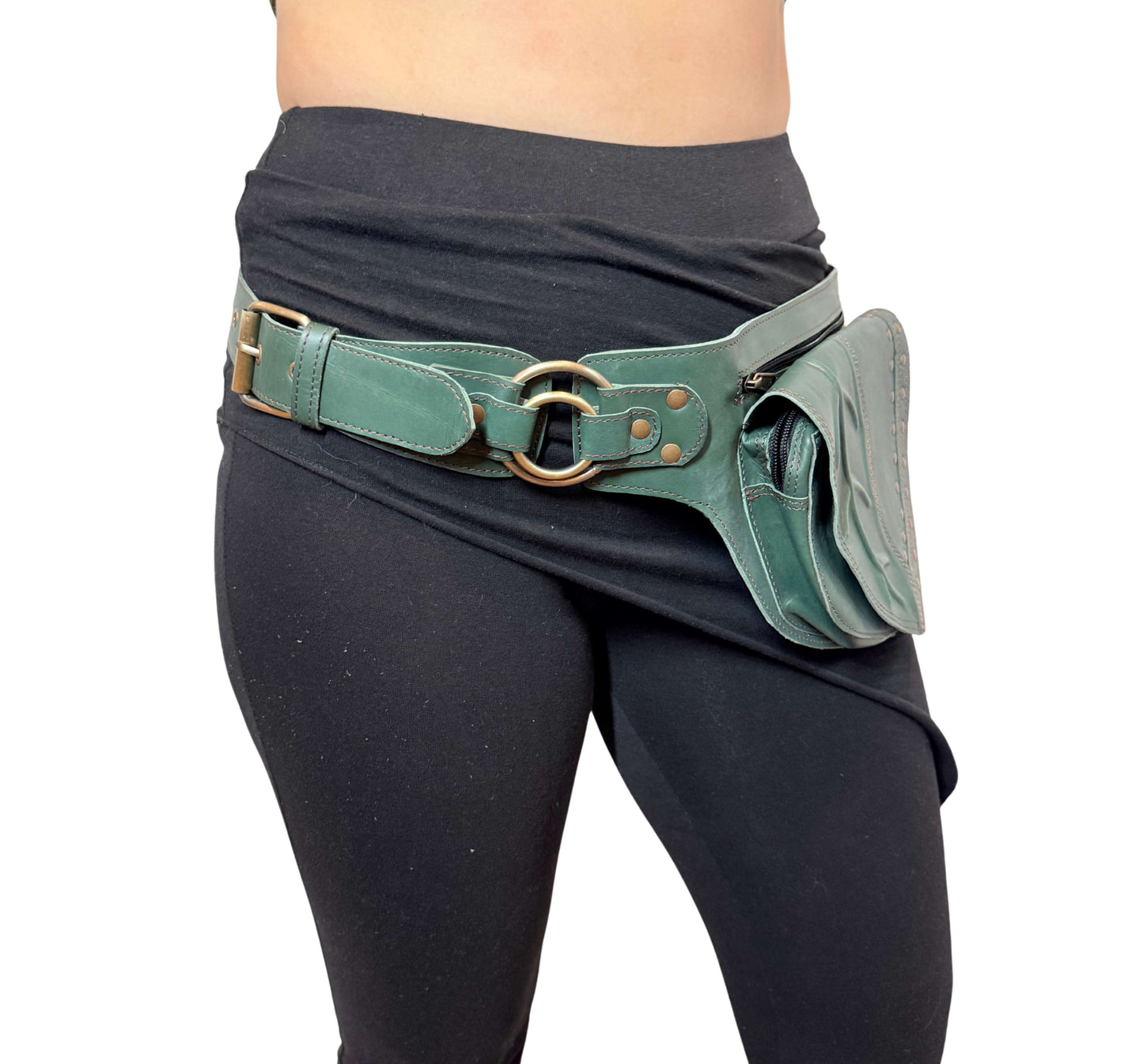 Mini Maple Leather Belt