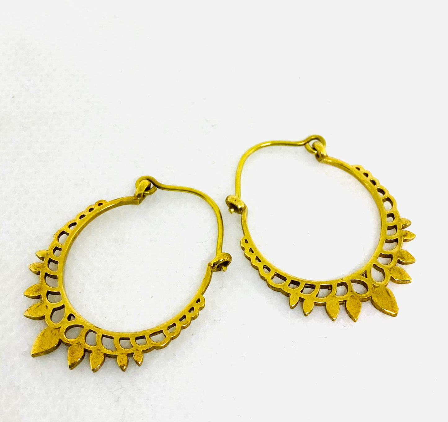 Henna Hoop Brass