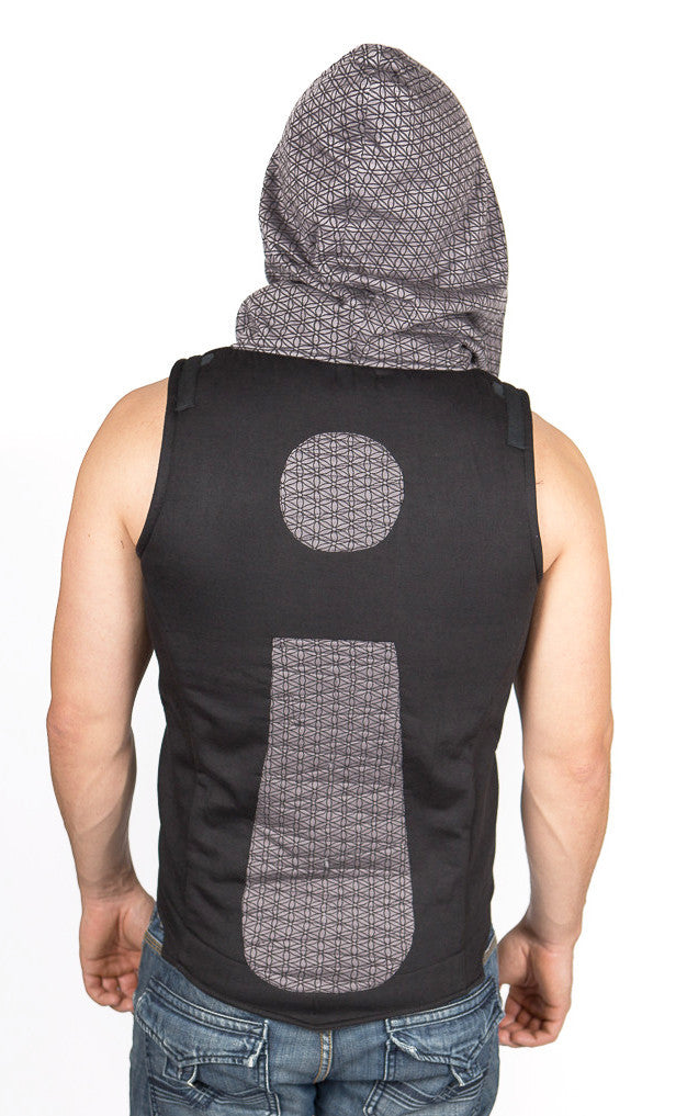 MR414G Geo Alien Vest - Mishu Boutique