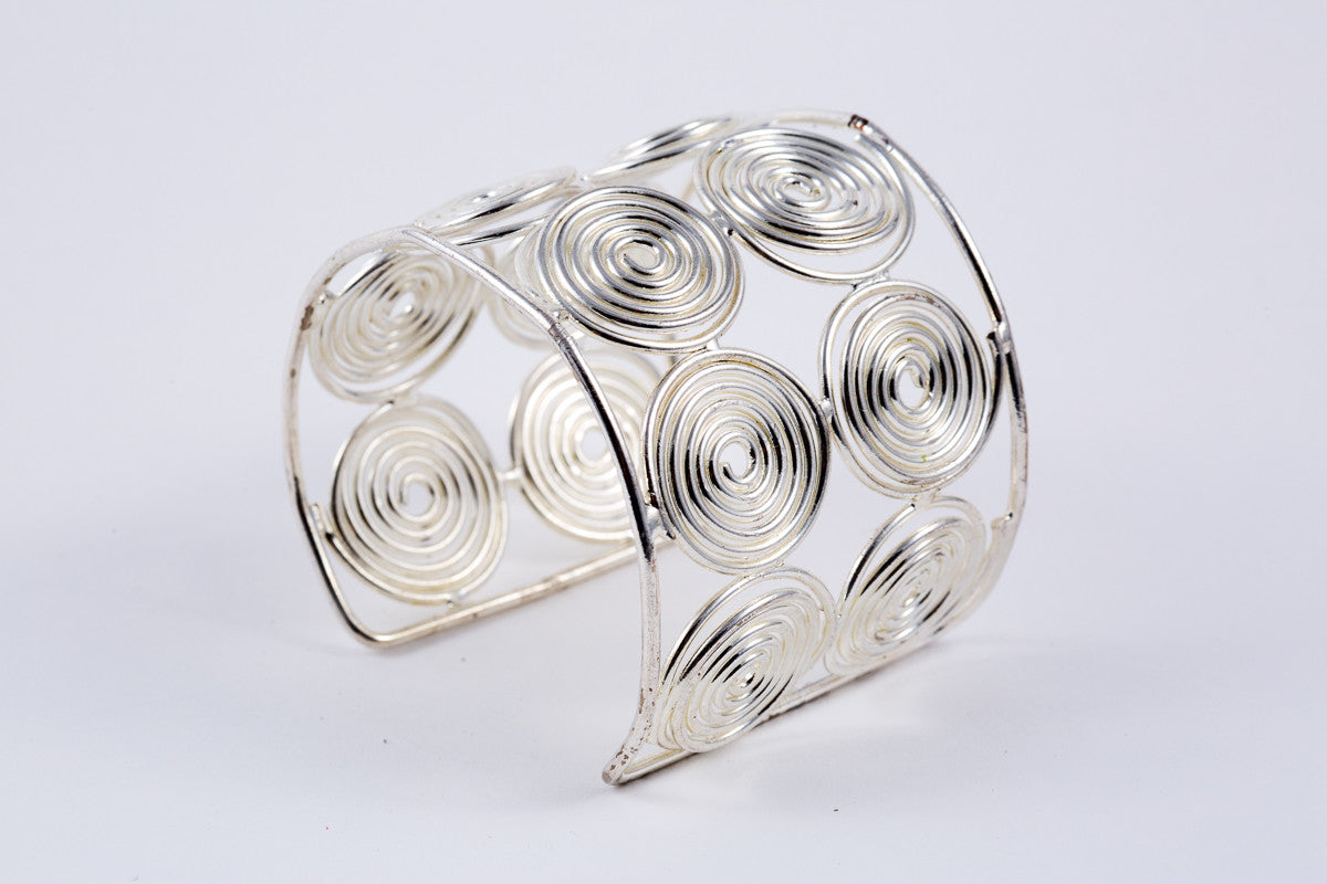 B-Cuff Double Spiral - Mishu Boutique