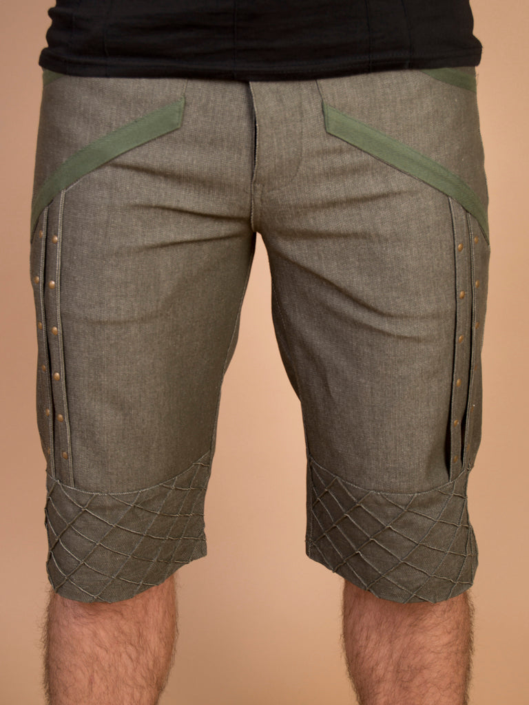 Denim Pintex Shorts