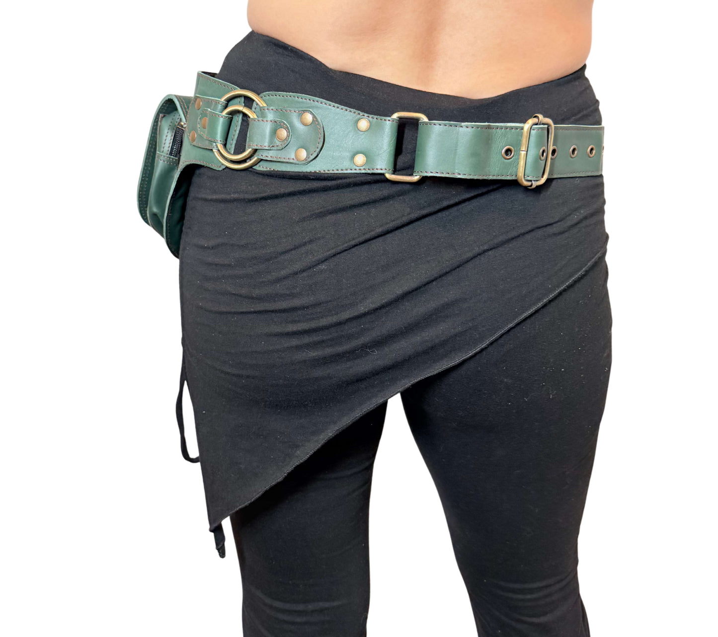 Mini Maple Leather Belt