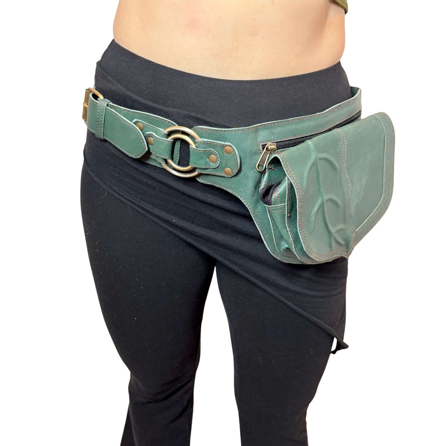 Mini Maple Leather Belt