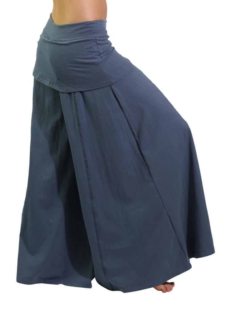 M115 Rouched Skirt Boho Pants - Mishu Boutique