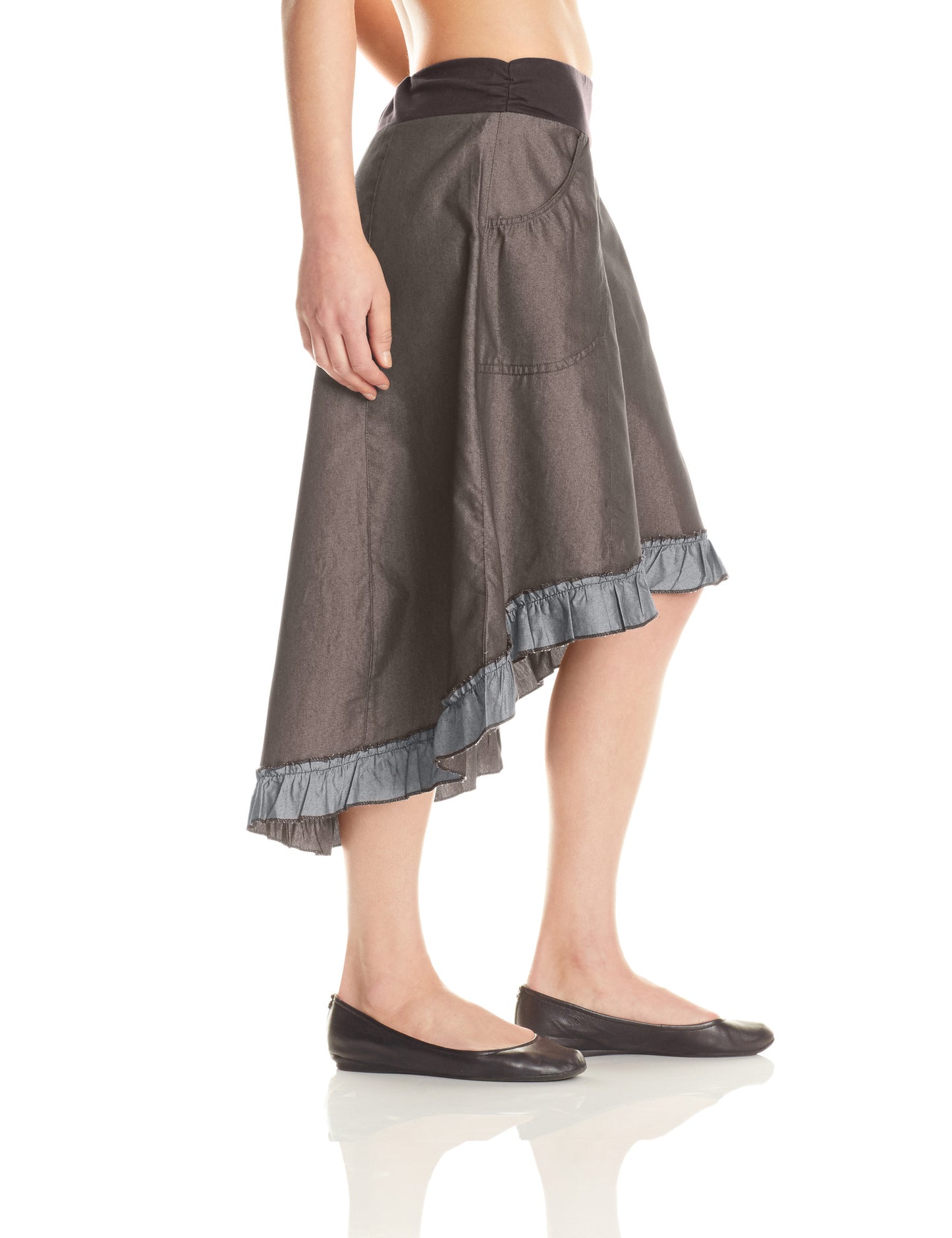 M125 Denim Pocket Skirt - Mishu Boutique
