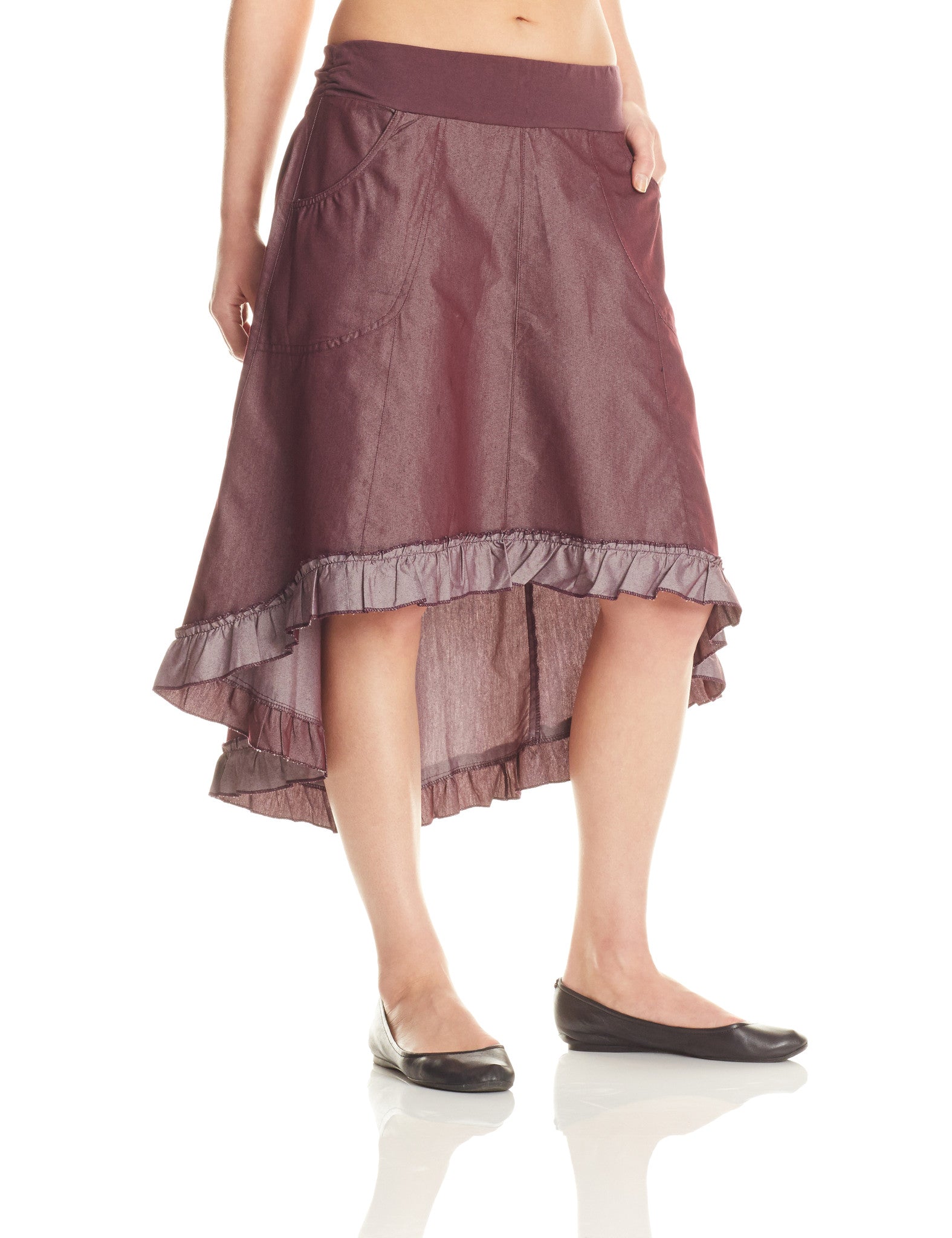 M125 Denim Pocket Skirt - Mishu Boutique
