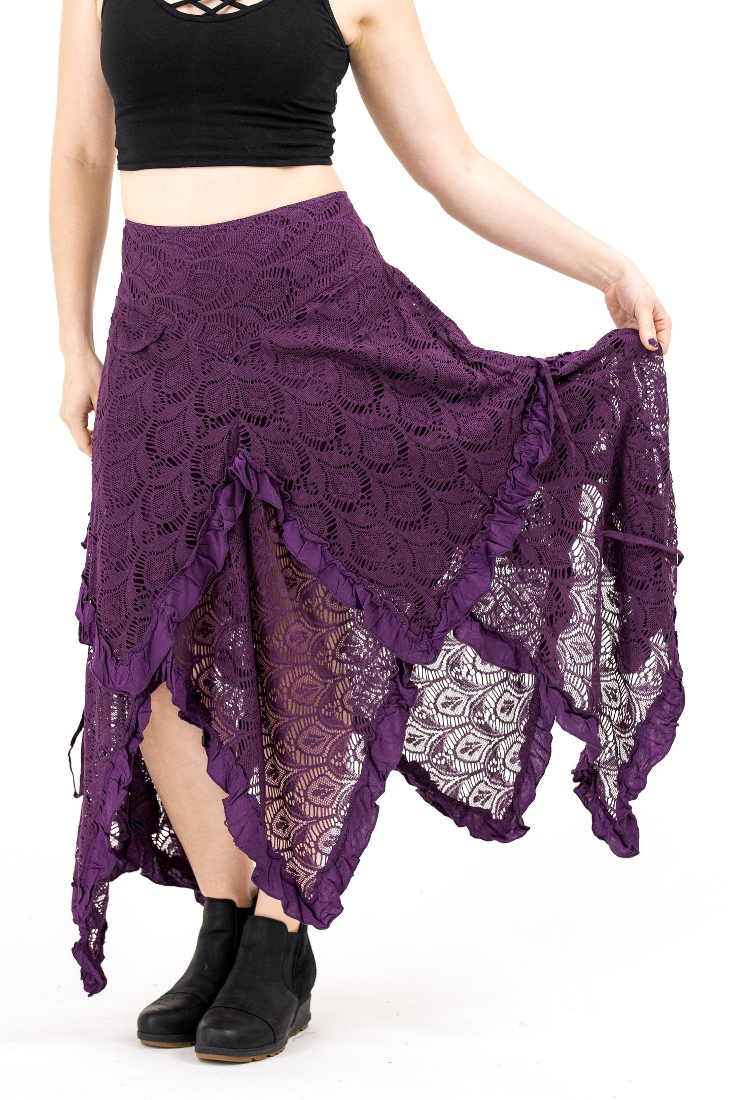 Crochet Petal Skirt