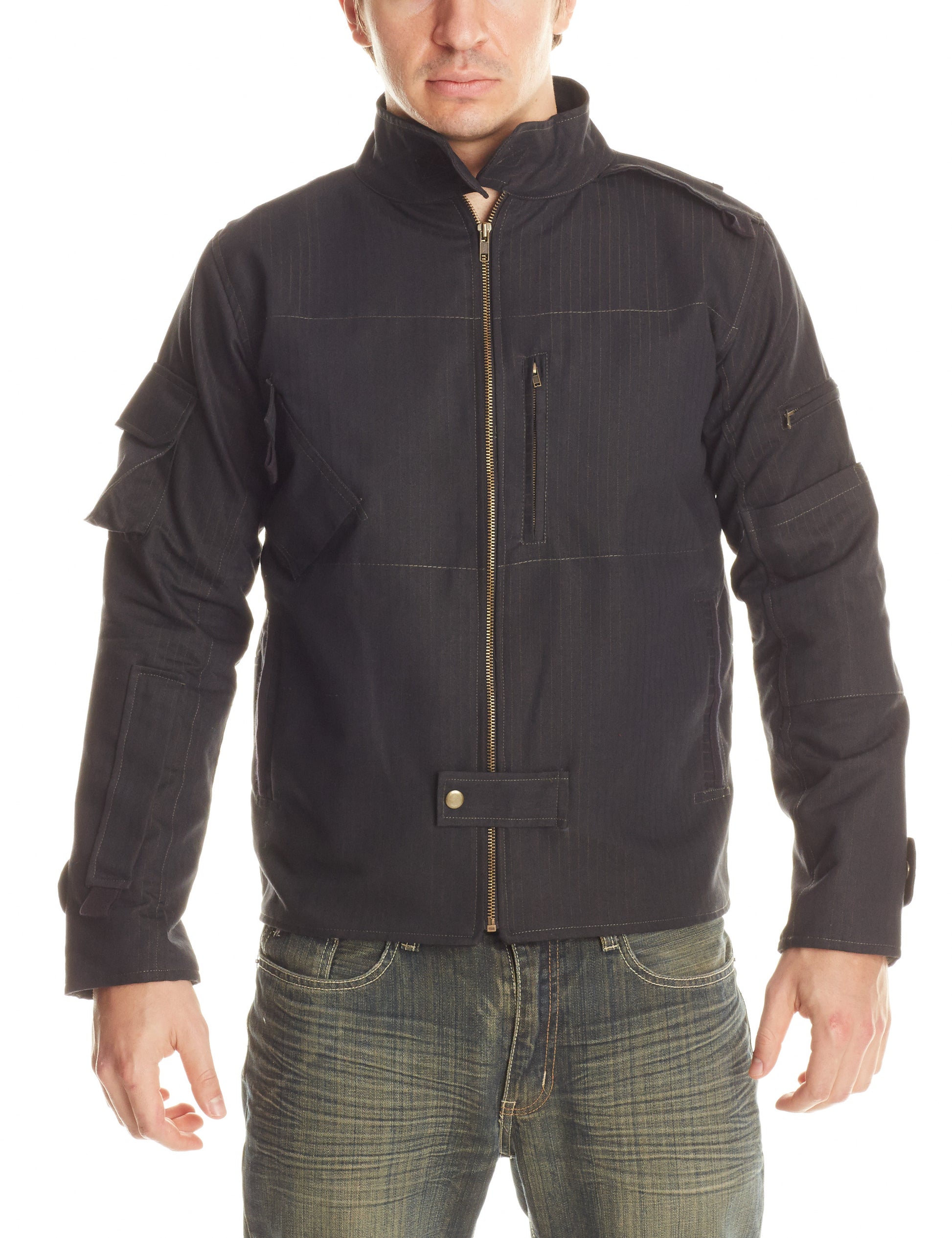 MR410 Pinstripe Jacket - Mishu Boutique