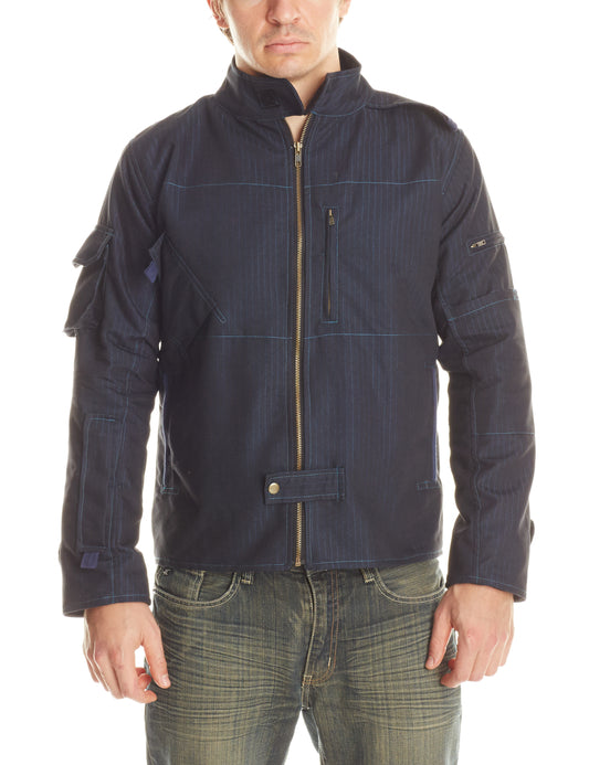 MR410 Pinstripe Jacket - Mishu Boutique