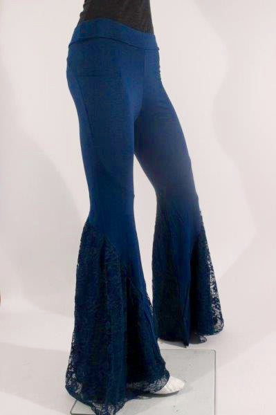 MR201A Lace Spiral Dance Pants - Mishu Boutique